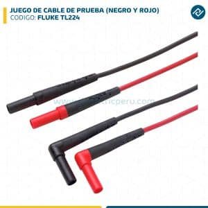 JUEGO DE CABLE DE PRUEBA (NEGRO Y ROJO) FLUKE TL224