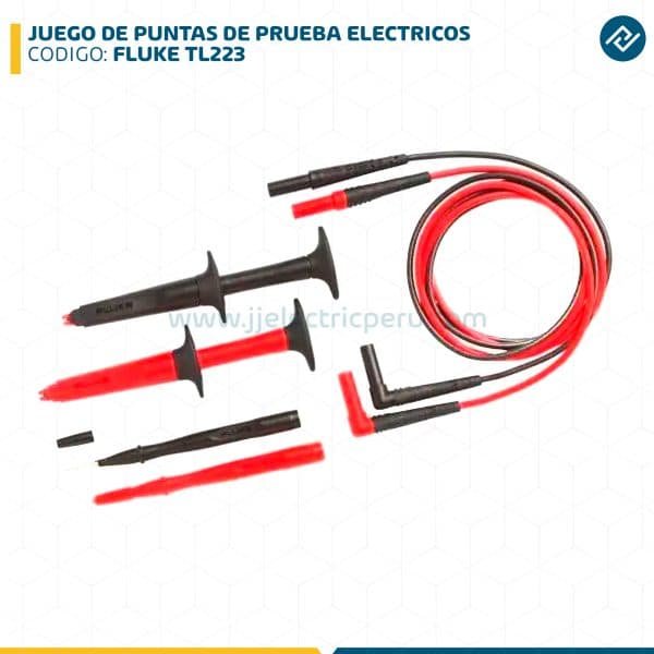 JUEGO DE PUNTAS DE PRUEBA ELECTRICOS FLUKE TL223