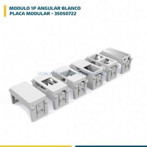 MODULO 1P ANGULAR BLANCO P/PLACA MODULAR 35050722 FURUKAWA