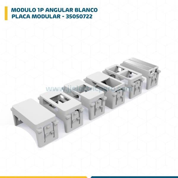 MODULO 1P ANGULAR BLANCO P/PLACA MODULAR 35050722 FURUKAWA