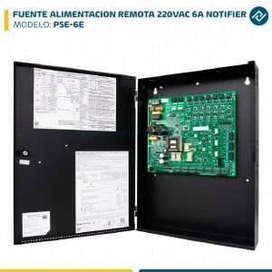 FUENTE ALIMENTACION REMOTA 220VAC 6A PSE-6E NOTIFIER