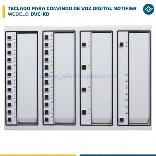 TECLADO PARA COMANDO DE VOZ DIGITAL DVC-KD NOTIFIER