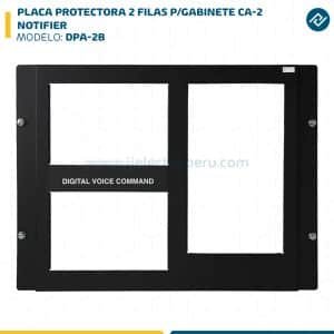 PLACA PROTECTORA 2 FILAS P/GABINETE CA-2 DPA-2B NOTIFIER