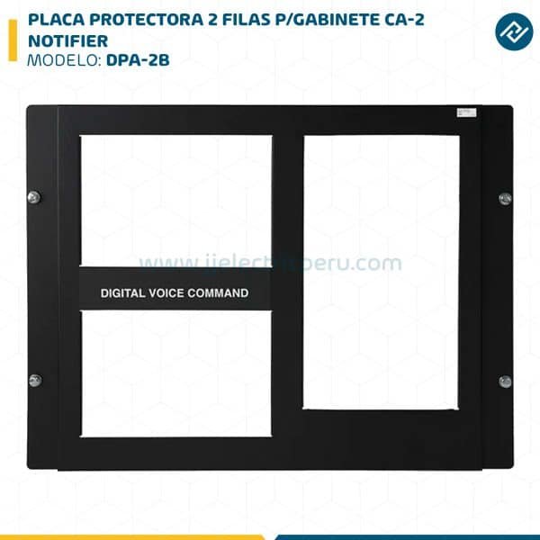PLACA PROTECTORA 2 FILAS P/GABINETE CA-2 DPA-2B NOTIFIER