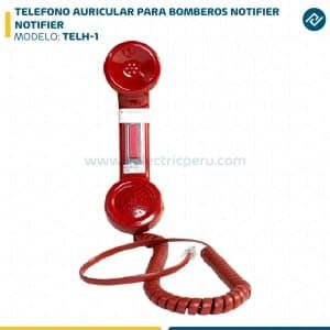 TELEFONO AURICULAR PARA BOMBEROS NOTIFIER TELH-1 NOTIFIER