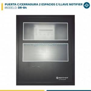 PUERTA C/CERRADURA 2 ESPACIOS C/LLAVE DR-B4 NOTIFIER