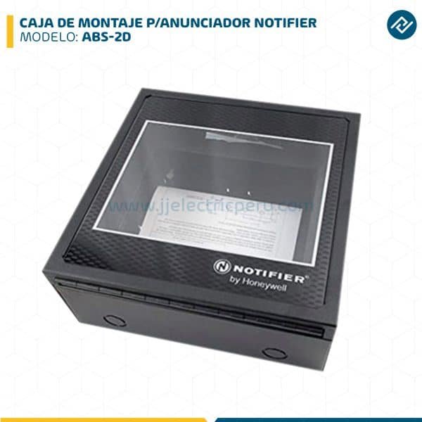 CAJA DE MONTAJE P/ANUNCIADOR ABS-2D NOTIFIER