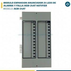 MODULO EXPANSION ANUNCIADOR ACM-24AT 24 LEDS DE ALARMA Y FALLA AEM-24AT NOTIFIER