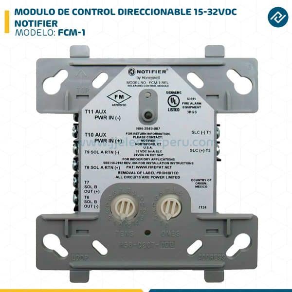 MODULO DE CONTROL DIRECCIONABLE 15-32VDC FCM-1 NOTIFIER