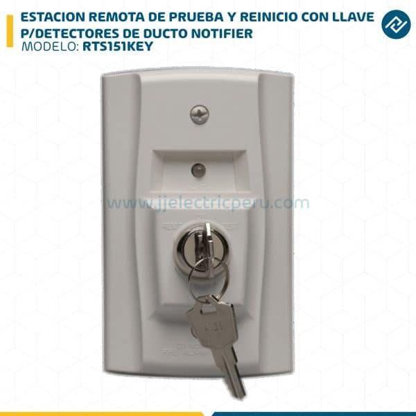 ESTACION REMOTA DE PRUEBA Y REINICIO CON LLAVE P/DETECTORES DE DUCTO RTS151KEY NOTIFIER