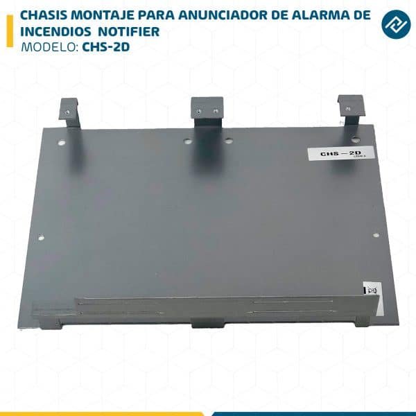 CHASIS MONTAJE PARA ANUNCIADOR DE ALARMA DE INCENDIOS CHS-2D NOTIFIER
