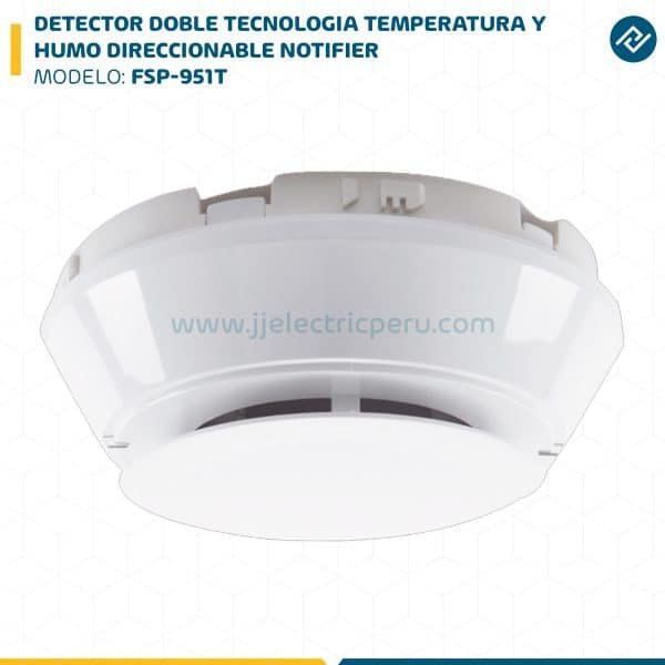 DETECTOR DOBLE TECNOLOGIA TEMPERATURA Y HUMO DIRECCIONABLE FSP-951T NOTIFIER