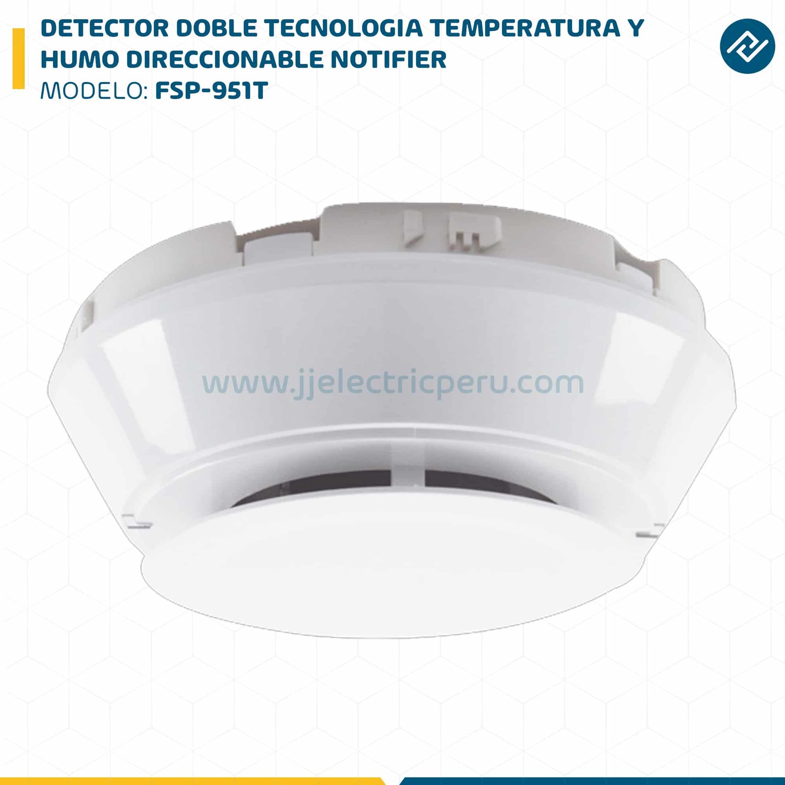 DETECTOR DOBLE TECNOLOGIA TEMPERATURA Y HUMO DIRECCIONABLE FSP-951T NOTIFIER
