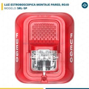 LUZ ESTROBOSCOPICA MONTAJE PARED, ROJO SRL-SP NOTIFIER