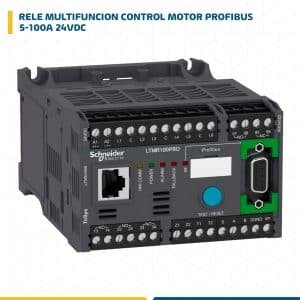 RELE MULTIFUNCION CONTROL MOTOR PROFIBUS 5-100A 24VDC TESYS LTMR100PBD SCHNEIDER ELECTRIC