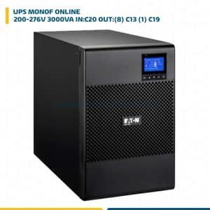 UPS MONOF ONLINE 200-276V 3000VA IN:C20 OUT:(8) C13 (1) C19 T/TORRE EATON 9SX3000I