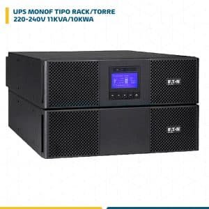 UPS MONOF 220-240V 11KVA/10KWA TIPO RACK/TORRE EATON 9SX11KIRT