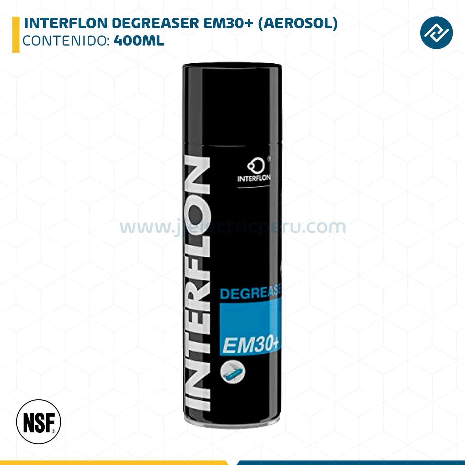 INTERFLON DEGREASER EM30+(AEROSOL)400ML CODIGO: 128501