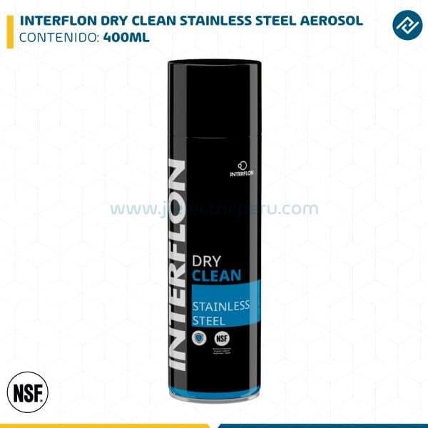 INTERFLON DRY CLEAN STAINLESS STEEL AEROSOL 400ML