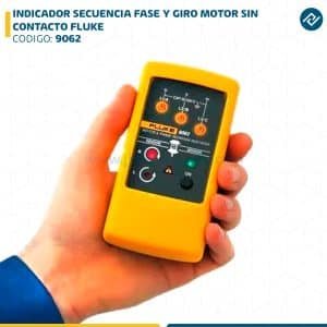 INDICADOR SECUENCIA FASE Y GIRO MOTOR 400VAC SIN CONTACTO FLUKE-9062