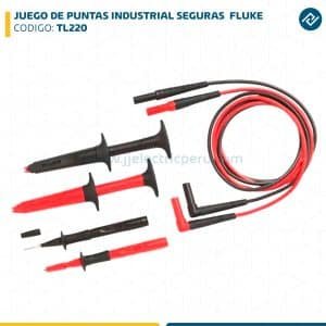 JUEGO DE PUNTAS INDUSTRIAL SEGURAS FLUKE TL220