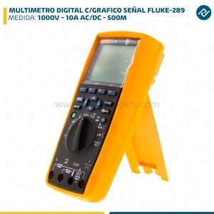 MULTIMETRO DIGITAL C/GRAFICO SEÑAL 1000V - 10A AC/DC - 500M FLUKE-289