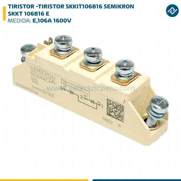 TIRISTOR -TIRISTOR SKKIT106B16 E,106A 1600V SEMIKRON SKKT 106B16 E