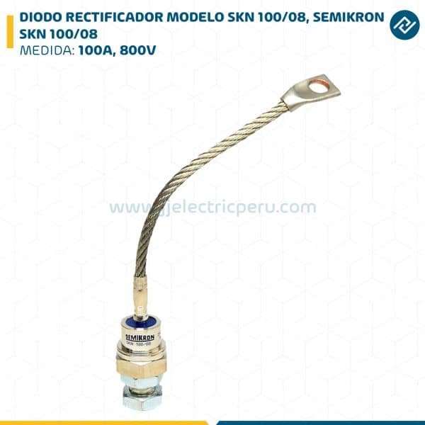 DIODO RECTIFICADOR MODELO SKN 100/08, 100A, 800V SEMIKRON SKN 100/08