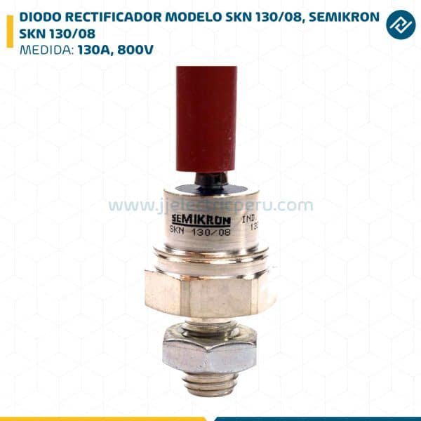 DIODO RECTIFICADOR MODELO SKN 130/08, 130A, 800V SEMIKRON SKN 130/08