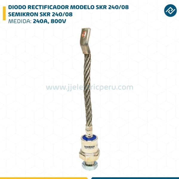 DIODO RECTIFICADOR MODELO SKR 240/08, 240A, 800V SEMIKRON SKR 240/08