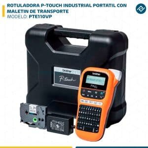 ROTULADORA P-TOUCH INDUSTRIAL PORTATIL CON MALETIN DE TRANSPORTE