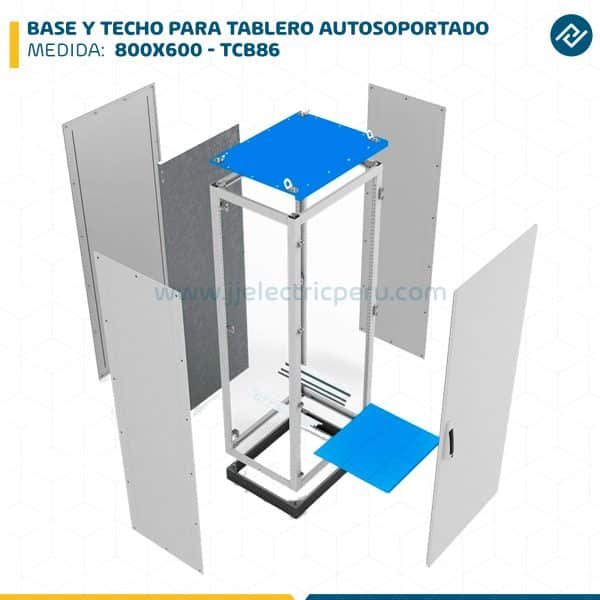BASE Y TECHO PARA TABLERO AUTOSOPORTADO 800X600