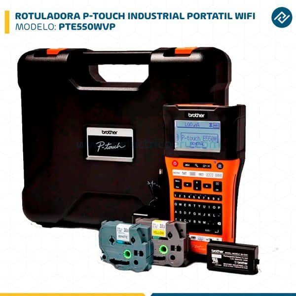 ROTULADORA P-TOUCH INDUSTRIAL PORTATIL WIFI