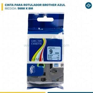 CINTA PARA ROTULADOR BROTHER 9MM X 8M AZUL
