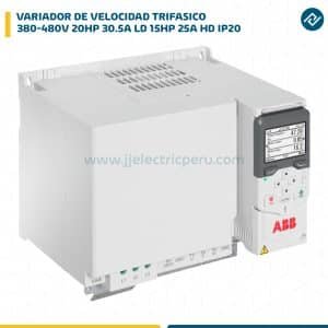VARIADOR DE VELOCIDAD TRIF.380-480V 20HP 30.5A LD 15HP 25A HD IP20 ACS480-04-033A-4