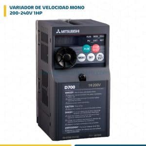 VARIADOR DE VELOCIDAD MONO.200-240V 1HP FR-D720S-042-NA