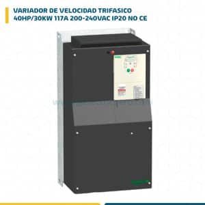 VARIADOR DE VELOCIDAD TRIF.40HP/30KW 117A 200-240VAC IP20 NO CE ATV212HD30M3X