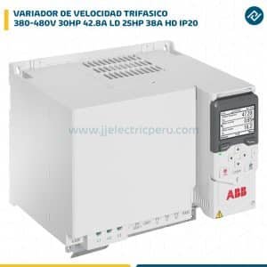 VARIADOR DE VELOCIDAD TRIF.380-480V 30HP 42.8A LD 25HP 38A HD IP20 ACS480-04-046A-4