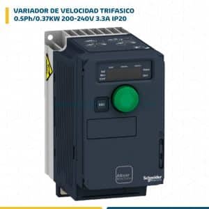 VARIADOR DE VELOCIDAD TRIF.0.5Ph/0.37KW 200-240V 3.3A IP20 COMPACT CONTROL V ATV320U04M3C