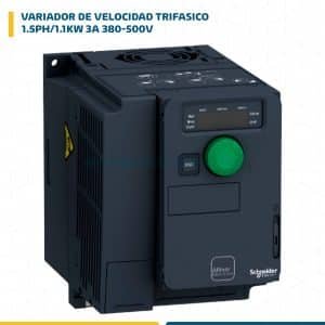 VARIADOR DE VELOCIDAD TRIF.1.5PH/1.1KW 3A 380-500V ALTIVAR COMPACTO ATV320U11N4C
