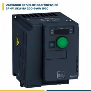 VARIADOR DE VELOCIDAD TRIF.2PH/1.5KW 8A 200-240V IP20 ALTIVAR ATV320U15M3C