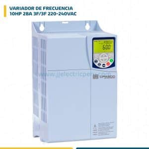 VARIADOR FRECUENCIA 10HP 28A 3F/3F 220-240VAC C/TRANS. DE FRENADO SIN MODULO PLUG-IN CFW500D28P0T2DB20H00G2