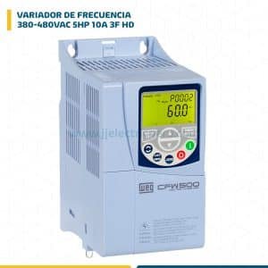 VARIADOR FREC. 380-480VAC 5HP 10A 3F HD C/TRANS. DE FRENADO SIN MODULO PLUG-IN CFW500B10P0T4DB20H00G2
