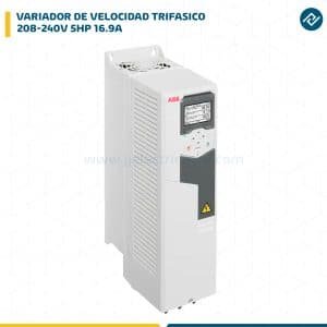 VARIADOR DE VELOCIDAD TRIF.208-240V 5HP 16.9A ACS580-01-018A-2+J400