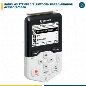 PANEL ASISTENTE C/BLUETOOTH PARA VARIADOR ACS580/ACS880 ACS-AP-W