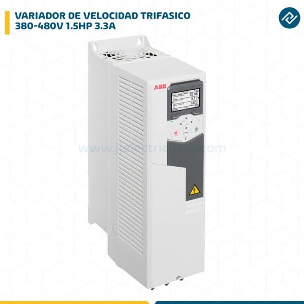 VARIADOR DE VELOCIDAD TRIF.380-480V 1.5HP 3.3A ACS580-01-03A4-4+J400