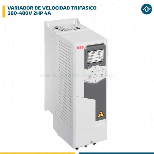 VARIADOR DE VELOCIDAD TRIF.380-480V 2HP 4A ACS580-01-04A1-4+J400
