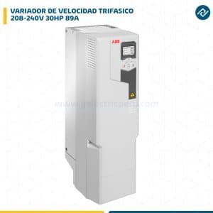VARIADORES DE VELOCIDAD TRIF.208-240V 30HP 89A ACS580-01-089A-2+J400