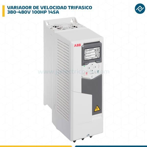 VARIADOR DE VELOCIDAD TRIF.380-480V 100HP 145A ACS580-01-145A-4+J400