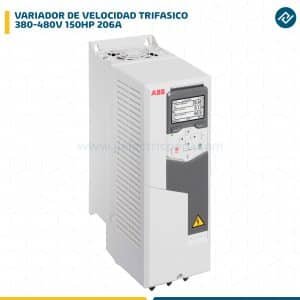 VARIADOR DE VELOCIDAD TRIF.380-480V 150HP 206A ACS580-01-206A-4+J400